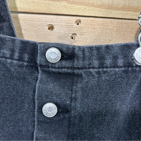 Pacsun Black Jean Jumper Women’s Small - Picture 4 of 6